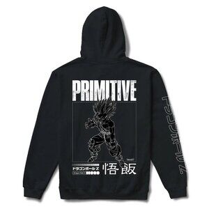 Primitive x Dragon Ball Z Vegeance Hoodie Black Size Medium Anime Merch